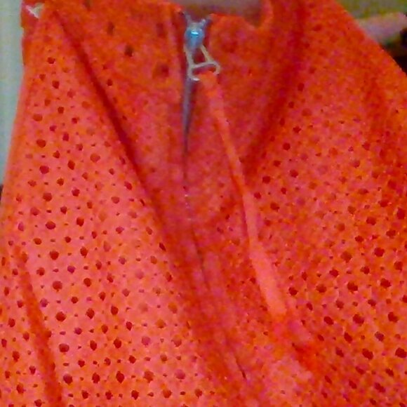 Brand New Women's Max Studio Eyelet Crocheted-Trim Sheath Dress - Picture 6 of 11